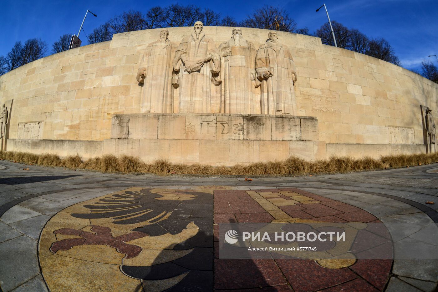 Стена реформации в Женеве. Место: Швейцария, Женева. Автор: Алексей Витвицкий/РИА Новости. Города мира. Женева