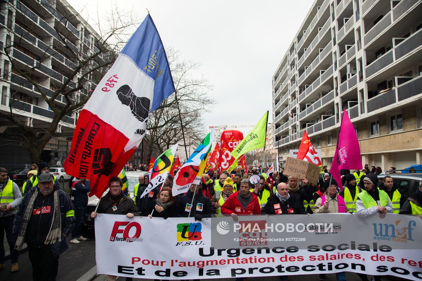 Всеобщая забастовка во Франции