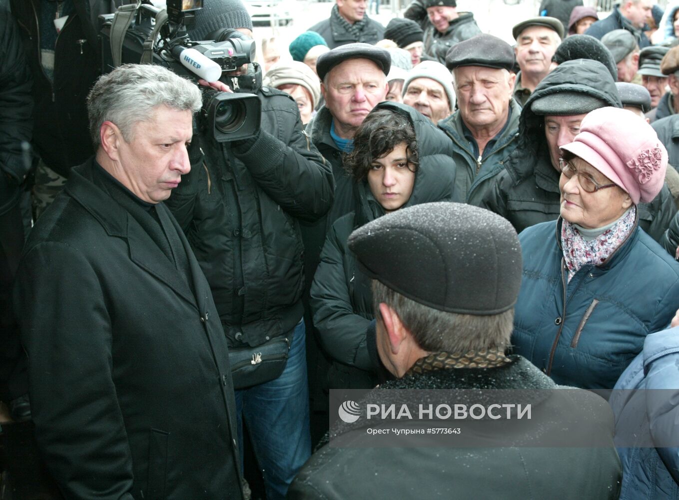 Встреча кандидата в президенты Украины Ю. Бойко с избирателями