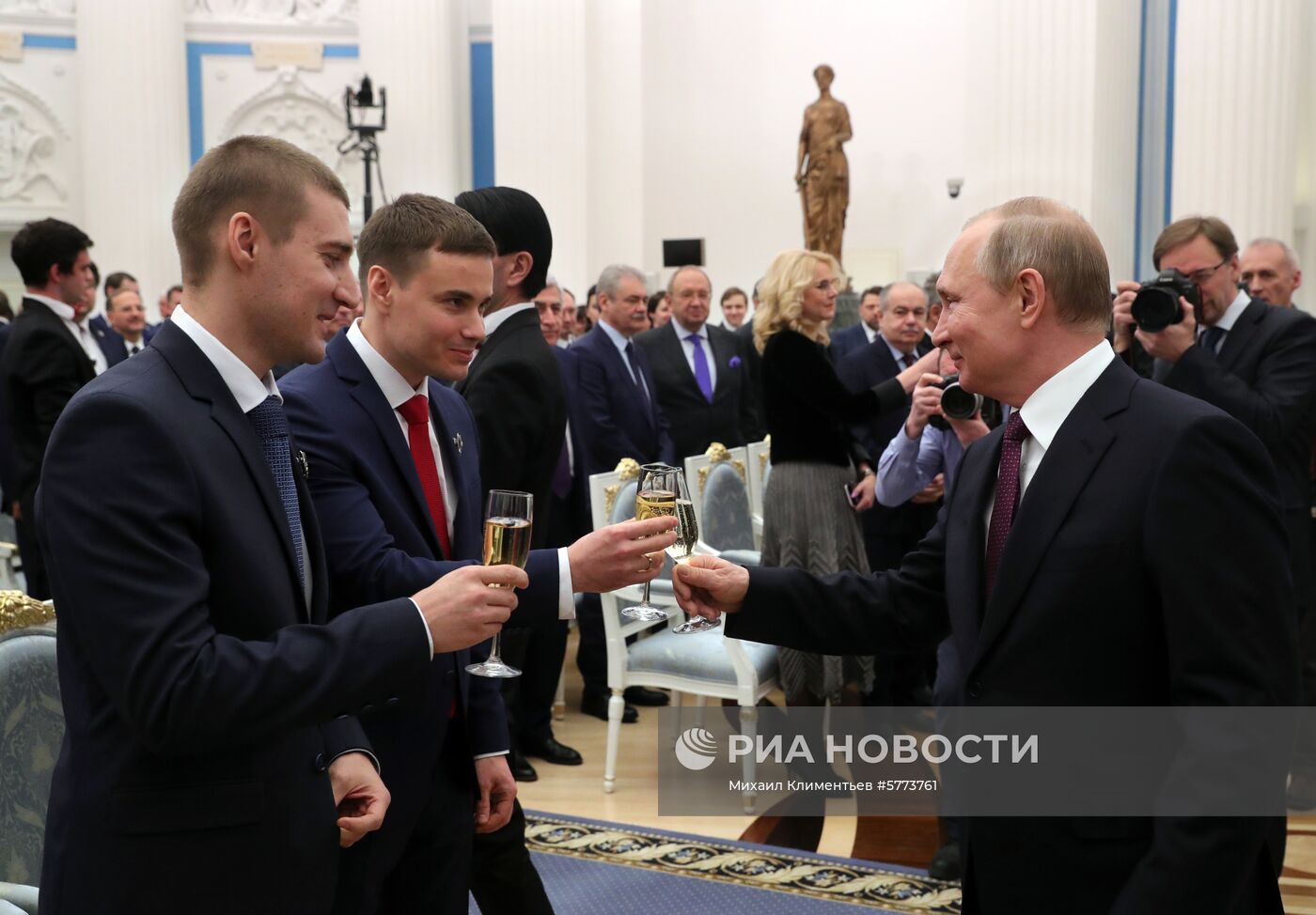 Вручение премий президента РФ в области науки и инноваций для молодых учёных за 2018 год