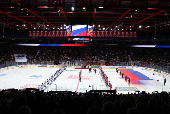 Хоккей. Еврохоккейтур. Матч Россия - Финляндия