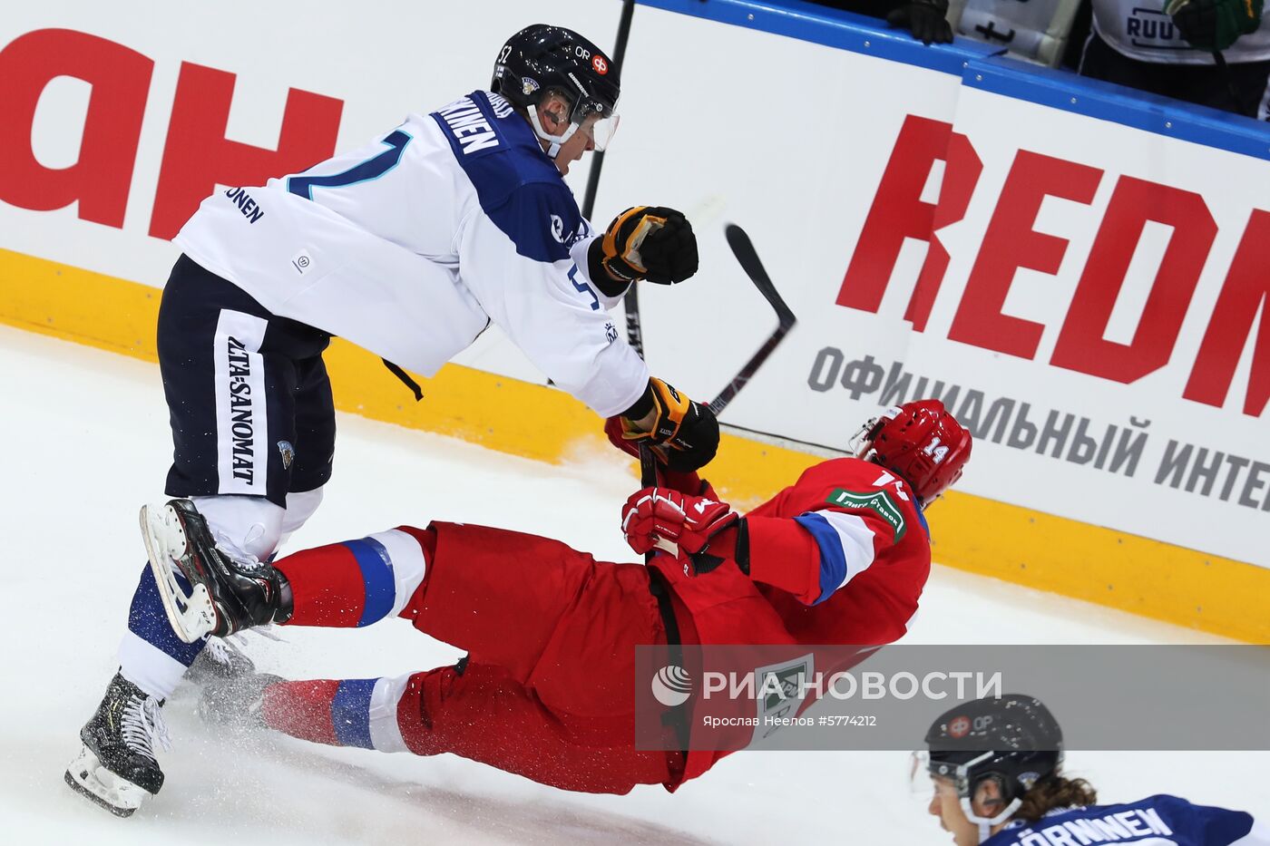 Хоккей. Еврохоккейтур. Матч Россия - Финляндия