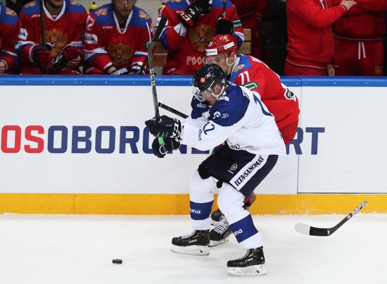 Хоккей. Еврохоккейтур. Матч Россия - Финляндия