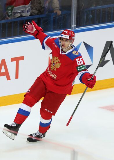 Хоккей. Еврохоккейтур. Матч Россия - Финляндия