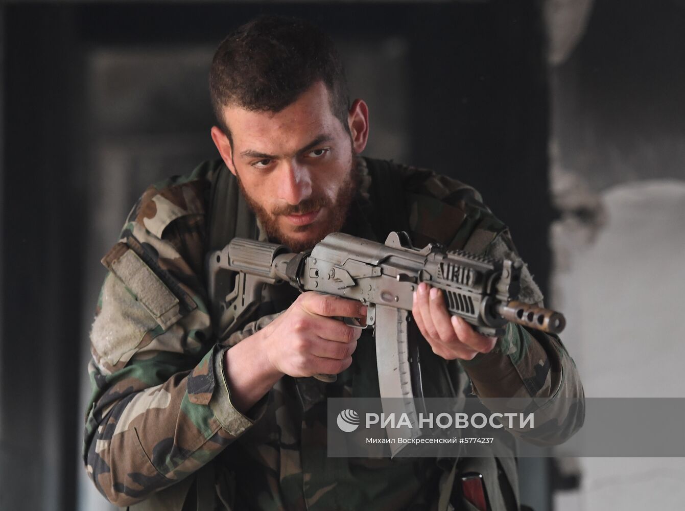 Подготовка сирийских военнослужащих российскими военными специалистами