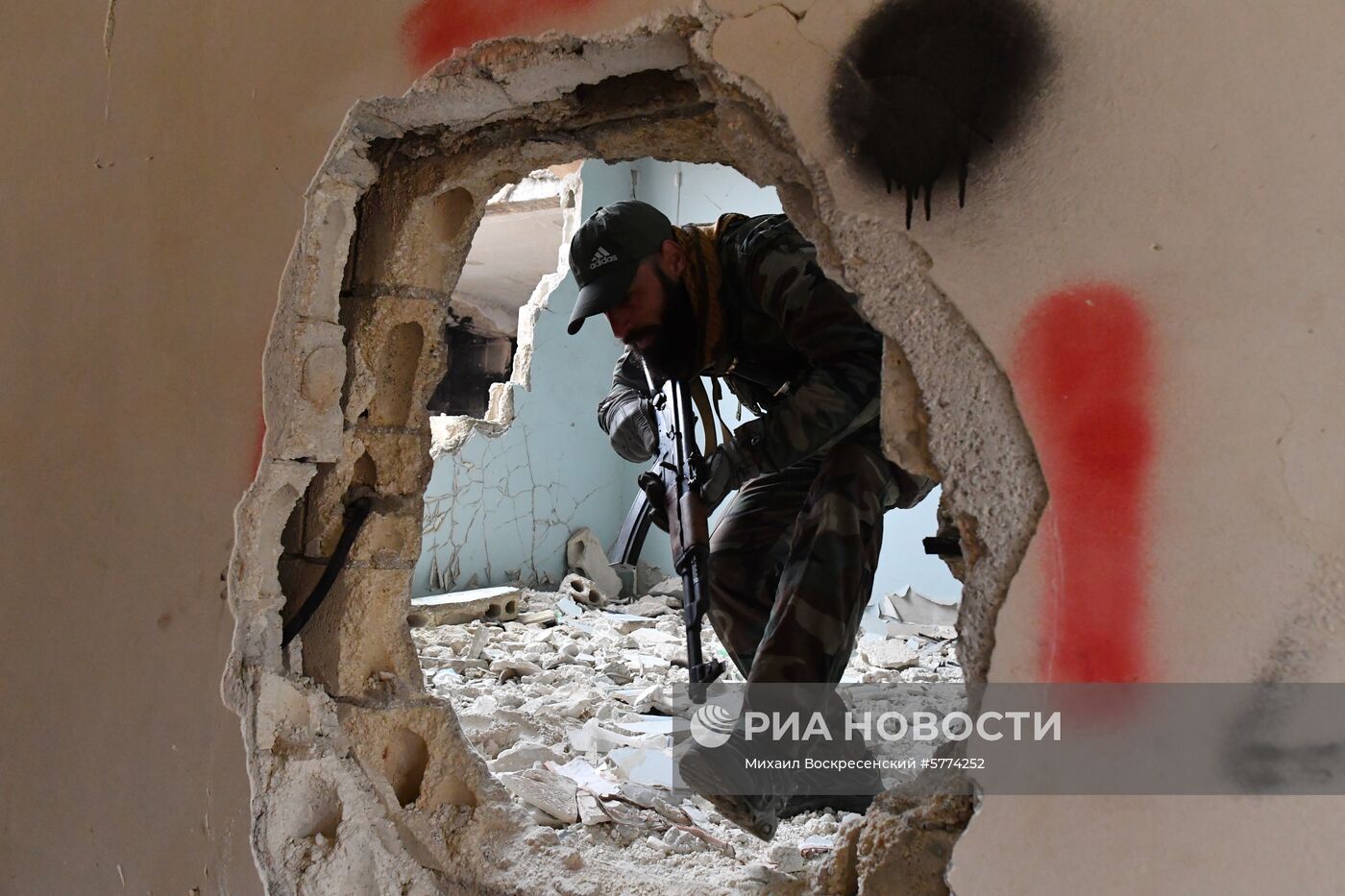 Подготовка сирийских военнослужащих российскими военными специалистами