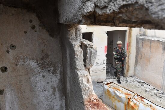 Подготовка сирийских военнослужащих российскими военными специалистами