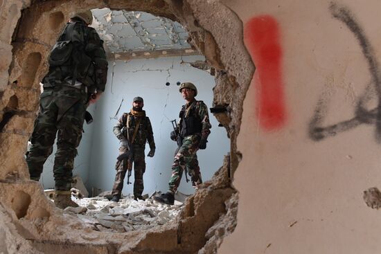 Подготовка сирийских военнослужащих российскими военными специалистами