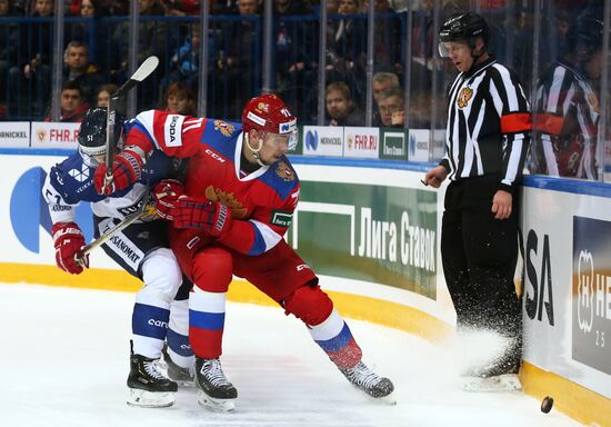 Хоккей. Еврохоккейтур. Матч Россия - Финляндия