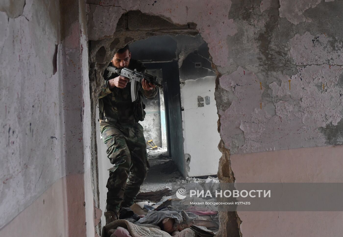 Подготовка сирийских военнослужащих российскими военными специалистами