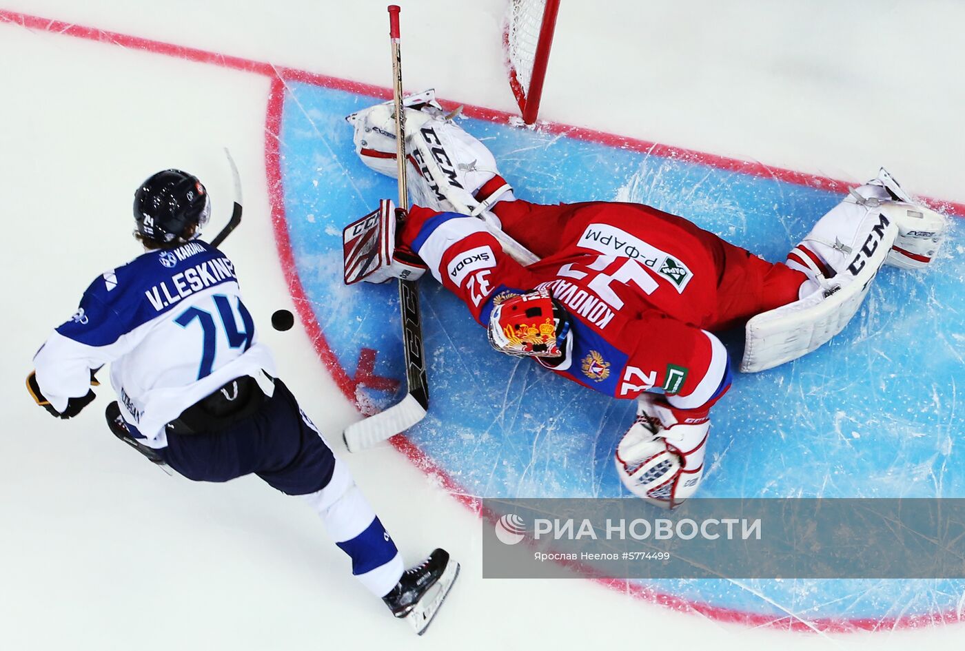 Хоккей. Еврохоккейтур. Матч Россия - Финляндия