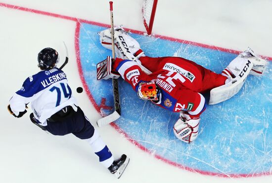 Хоккей. Еврохоккейтур. Матч Россия - Финляндия