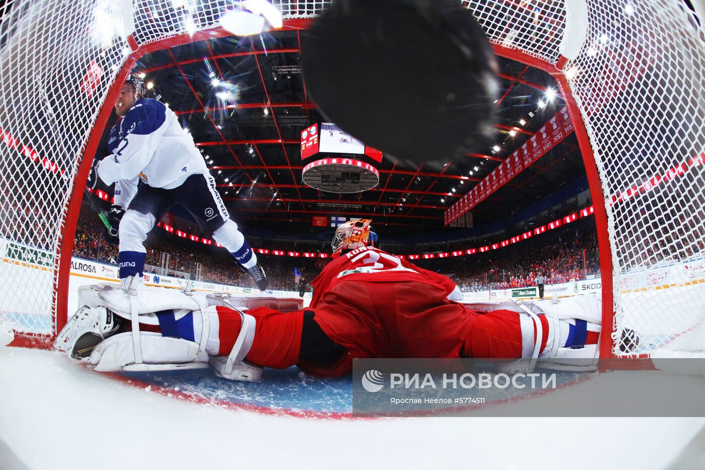 Хоккей. Еврохоккейтур. Матч Россия - Финляндия