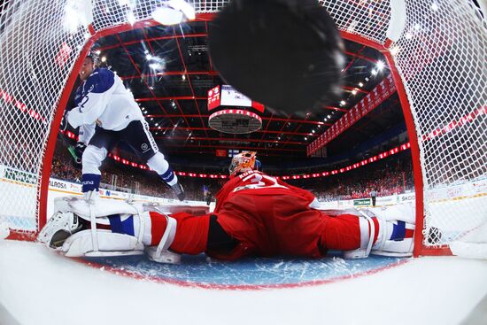 Хоккей. Еврохоккейтур. Матч Россия - Финляндия