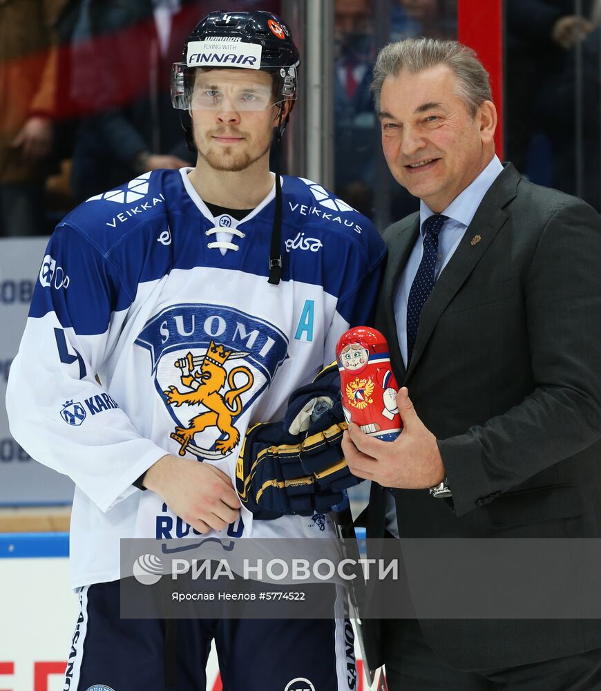 Хоккей. Еврохоккейтур. Матч Россия - Финляндия