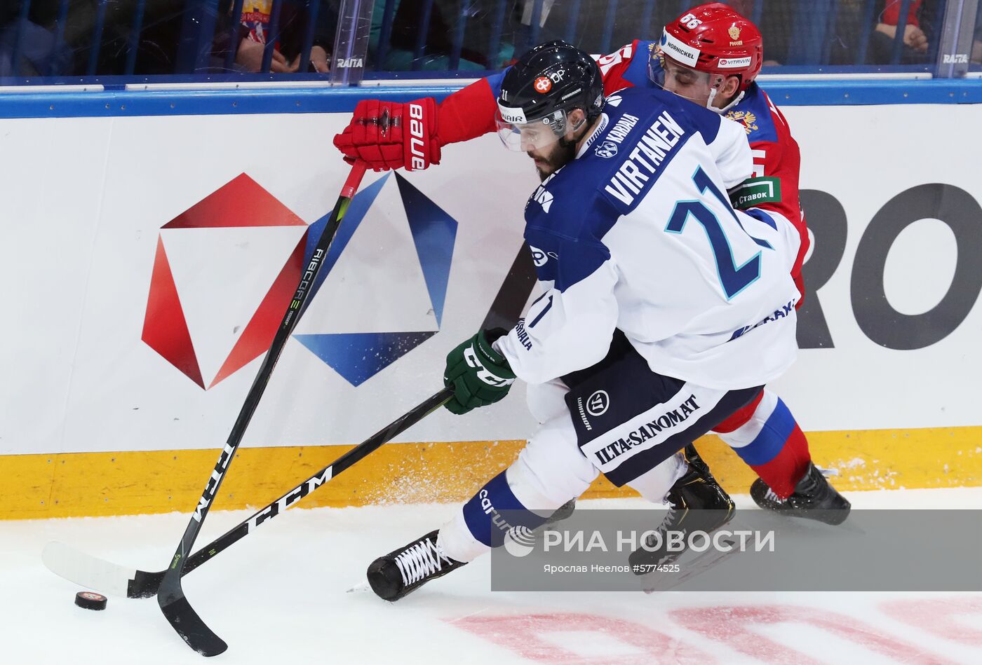 Хоккей. Еврохоккейтур. Матч Россия - Финляндия