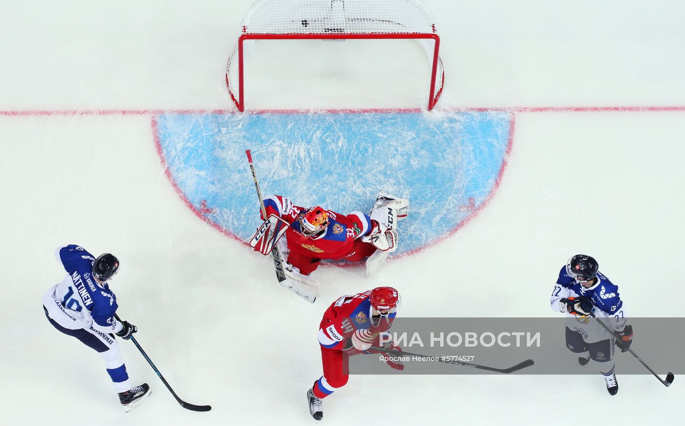 Хоккей. Еврохоккейтур. Матч Россия - Финляндия