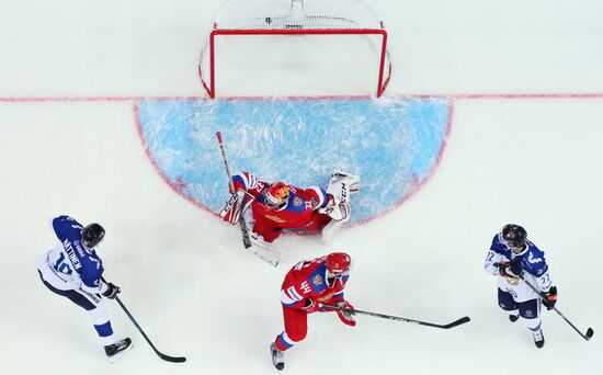 Хоккей. Еврохоккейтур. Матч Россия - Финляндия