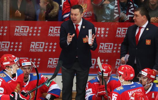 Хоккей. Еврохоккейтур. Матч Россия - Финляндия