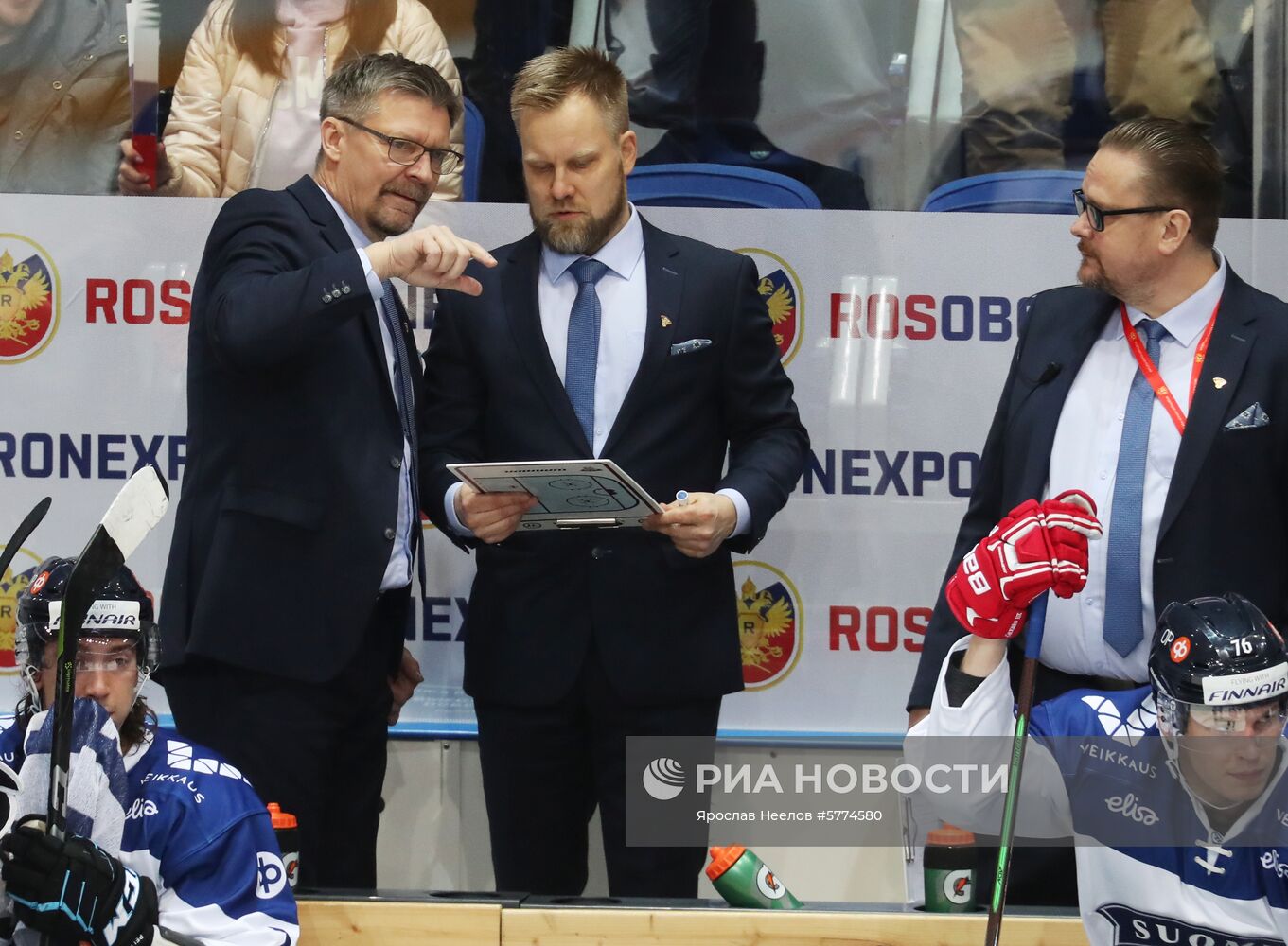 Хоккей. Еврохоккейтур. Матч Россия - Финляндия