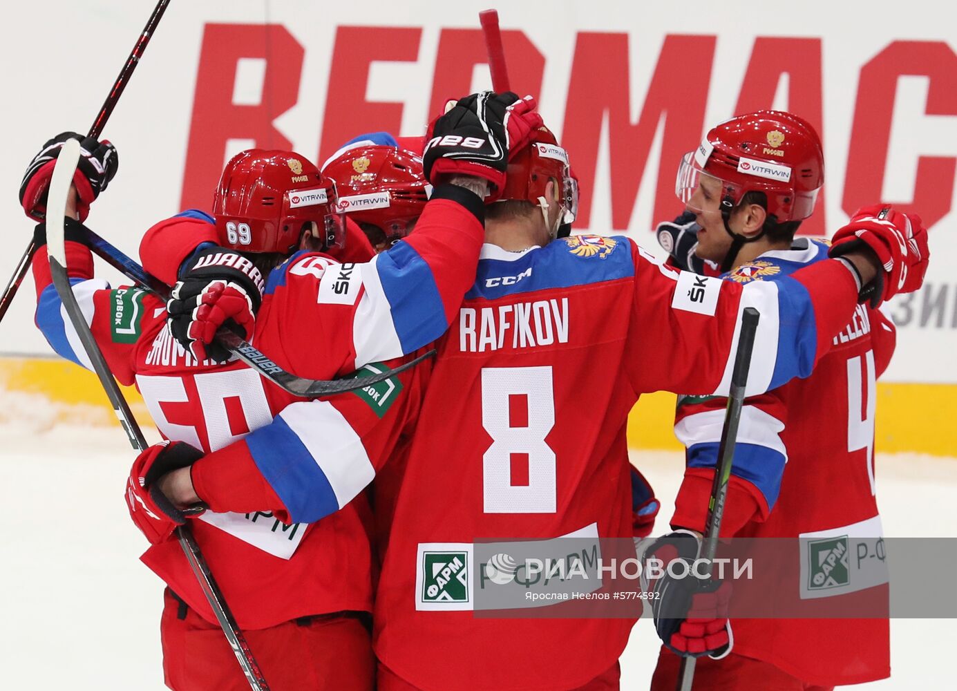 Хоккей. Еврохоккейтур. Матч Россия - Финляндия