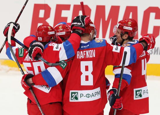 Хоккей. Еврохоккейтур. Матч Россия - Финляндия