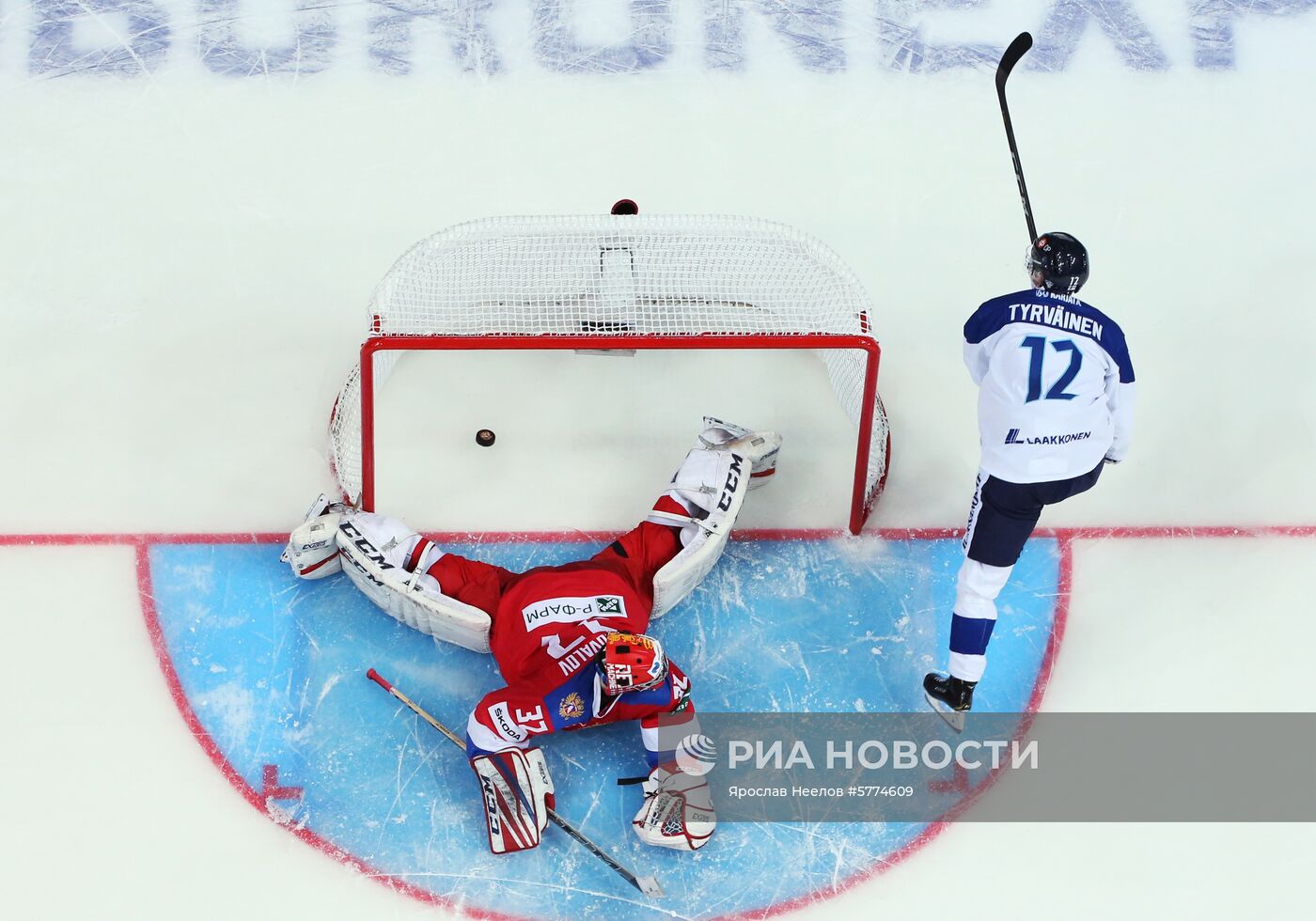 Хоккей. Еврохоккейтур. Матч Россия - Финляндия