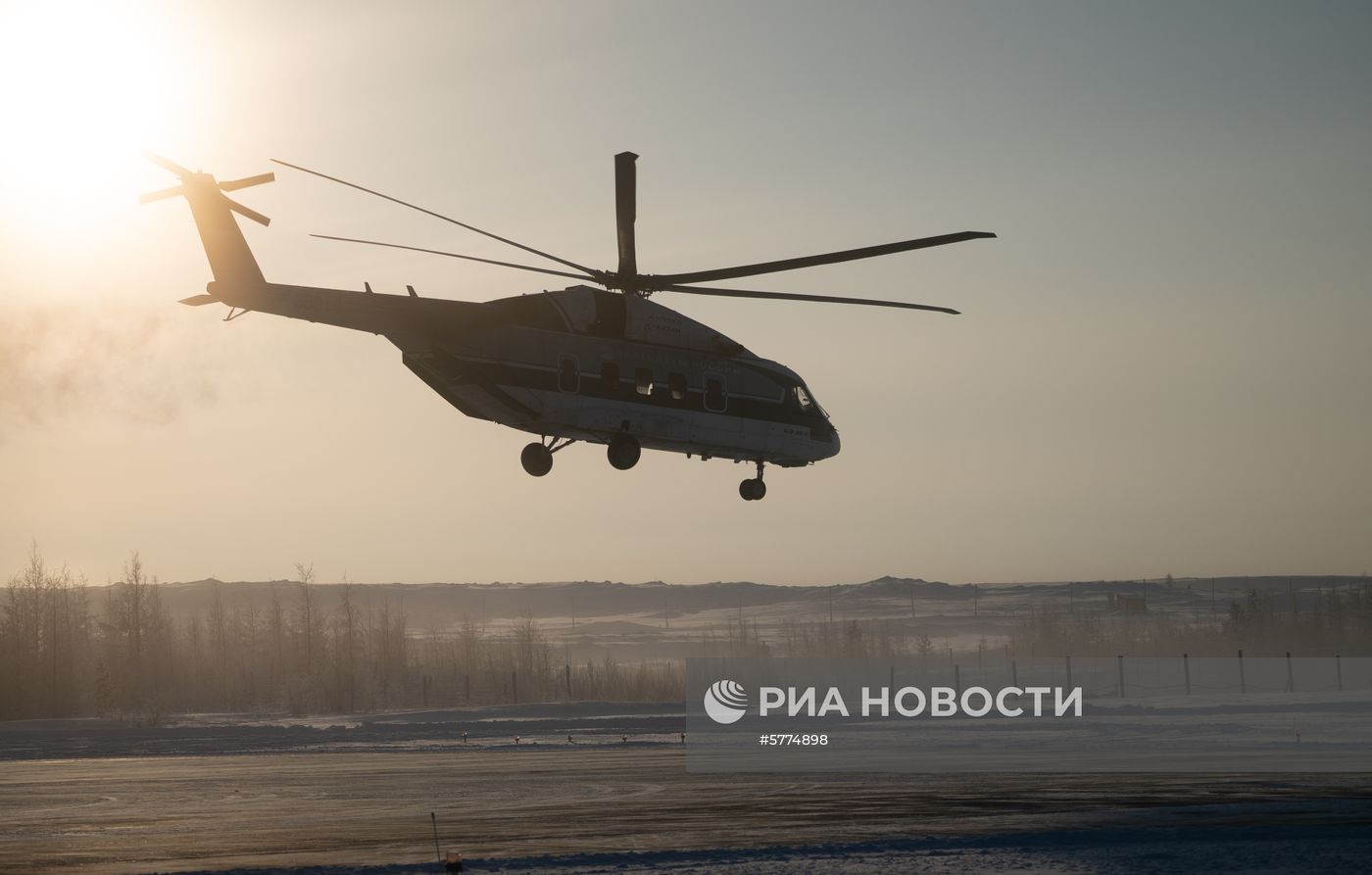 Испытания вертолета Ми-38 в экстремальный мороз