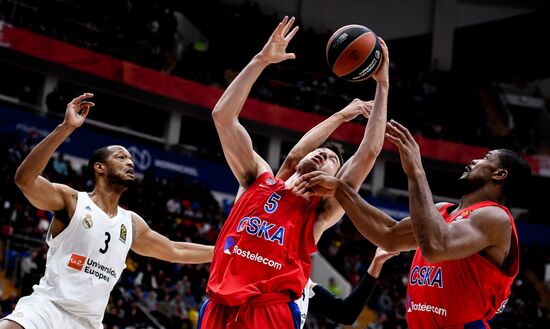 Баскетбол. Евролига. Матч ЦСКА - "Реал"