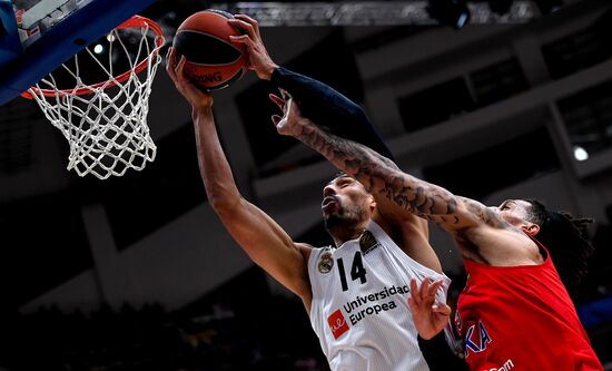 Баскетбол. Евролига. Матч ЦСКА - "Реал"