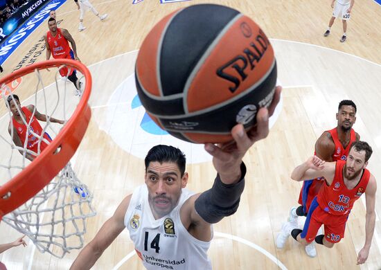 Баскетбол. Евролига. Матч ЦСКА - "Реал"