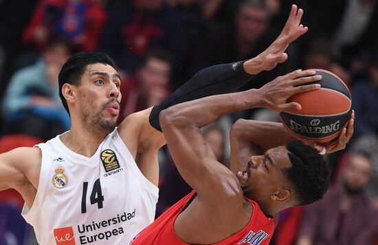 Баскетбол. Евролига. Матч ЦСКА - "Реал"