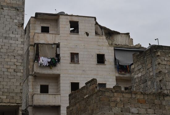 Жизнь в разрушенных районах сирийского Алеппо