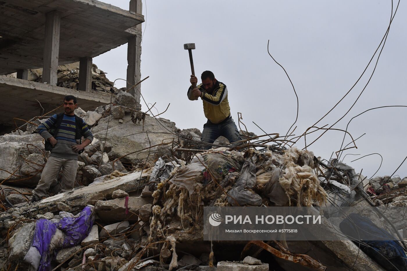 Жизнь в разрушенных районах сирийского Алеппо