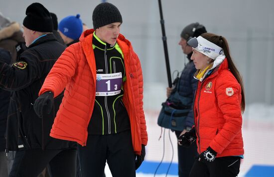 Президент Беларуси А. Лукашенко принял участие в лыжной гонке "Минская лыжня - 2019"