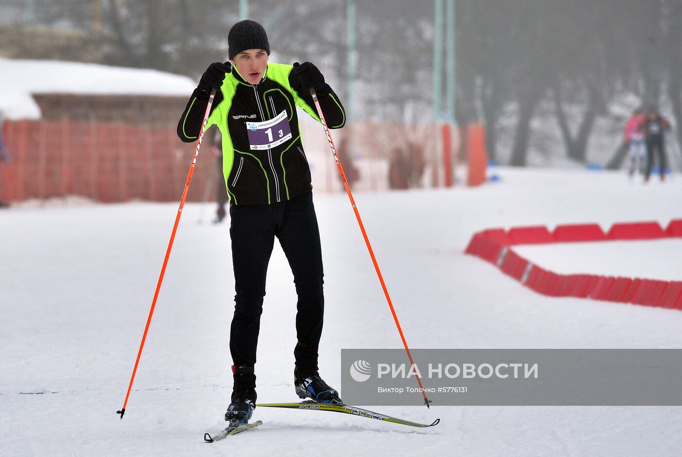Президент Беларуси А. Лукашенко принял участие в лыжной гонке "Минская лыжня - 2019"