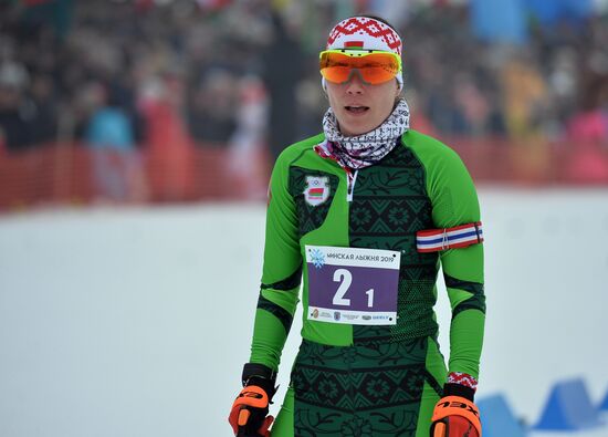 Президент Беларуси А. Лукашенко принял участие в лыжной гонке "Минская лыжня - 2019"