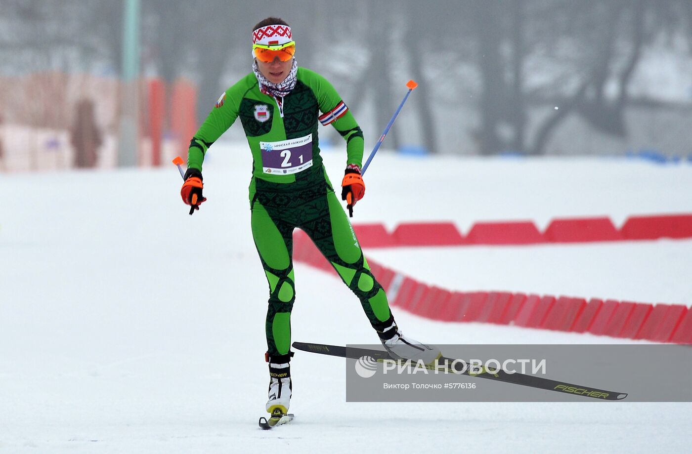 Президент Беларуси А. Лукашенко принял участие в лыжной гонке "Минская лыжня - 2019"