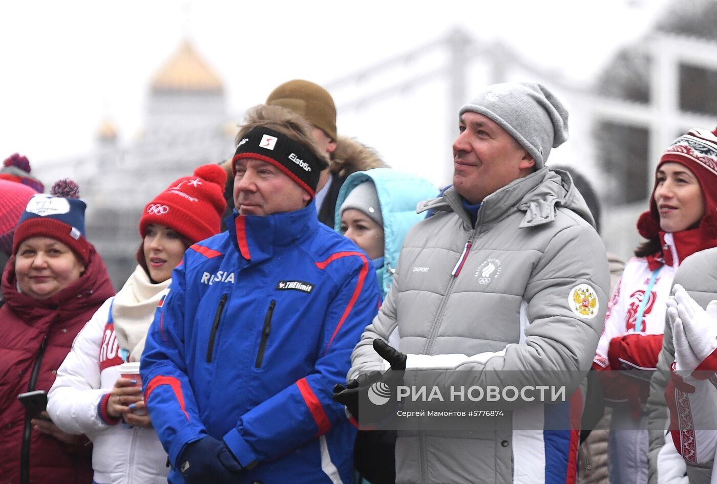 День зимних видов спорта в парке Горького