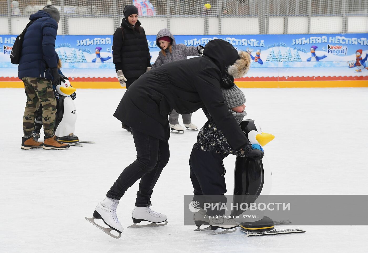 День зимних видов спорта в парке Горького