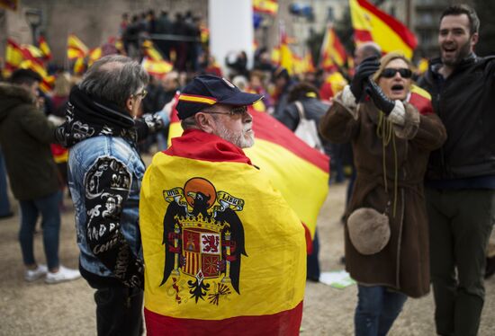 Митинг за единство Испании в Мадриде