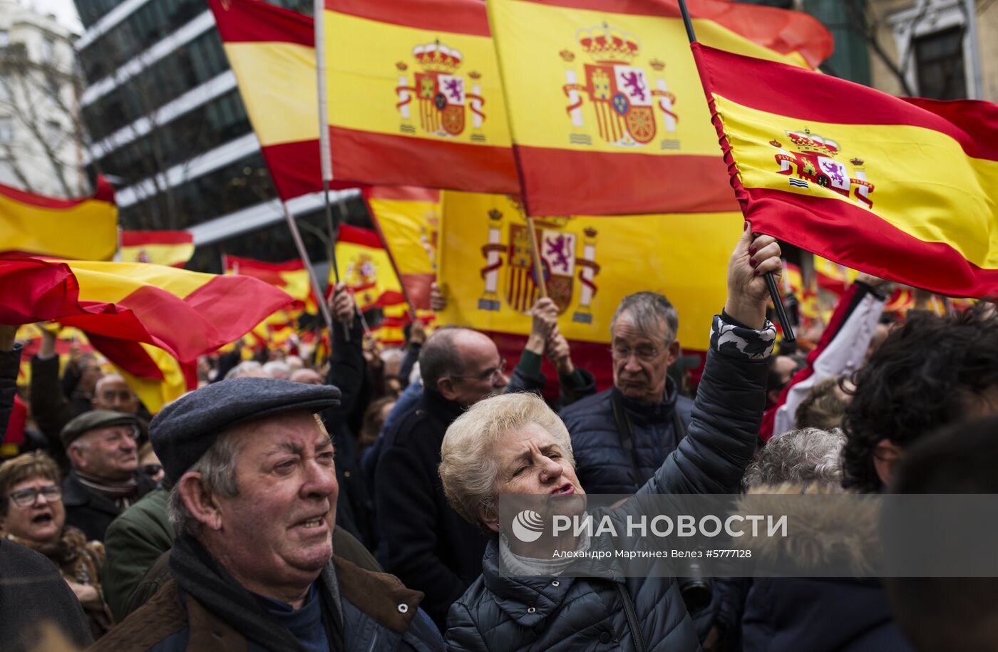 Митинг за единство Испании в Мадриде