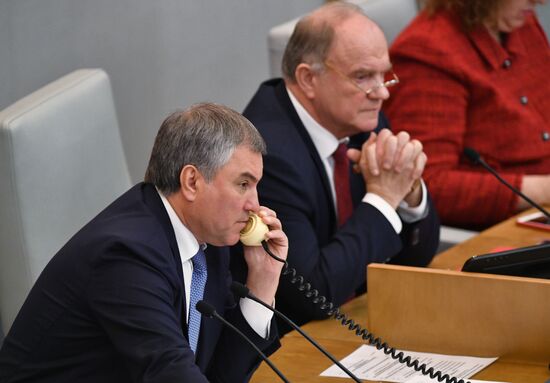 Парламентские слушания в Госдуме РФ 