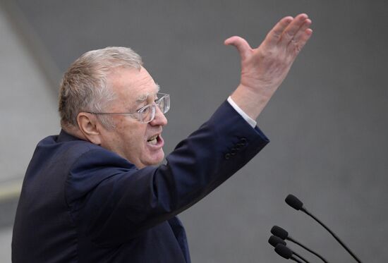 Пленарное заседание Госдумы РФ