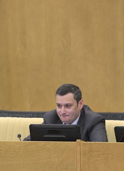 Пленарное заседание Госдумы РФ