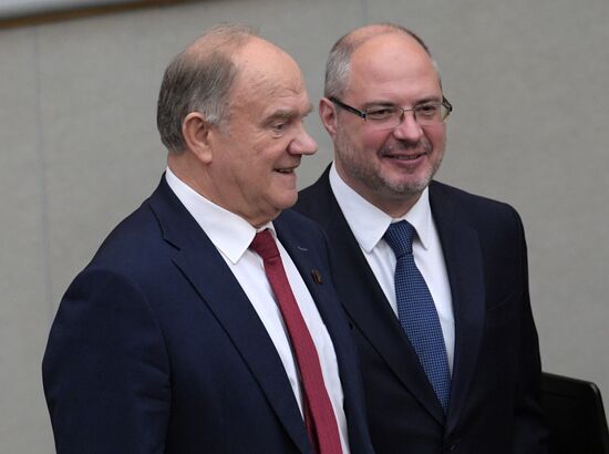 Пленарное заседание Госдумы РФ