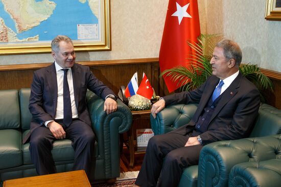 Рабочий визит министра обороны России С.Шойгу в Турцию