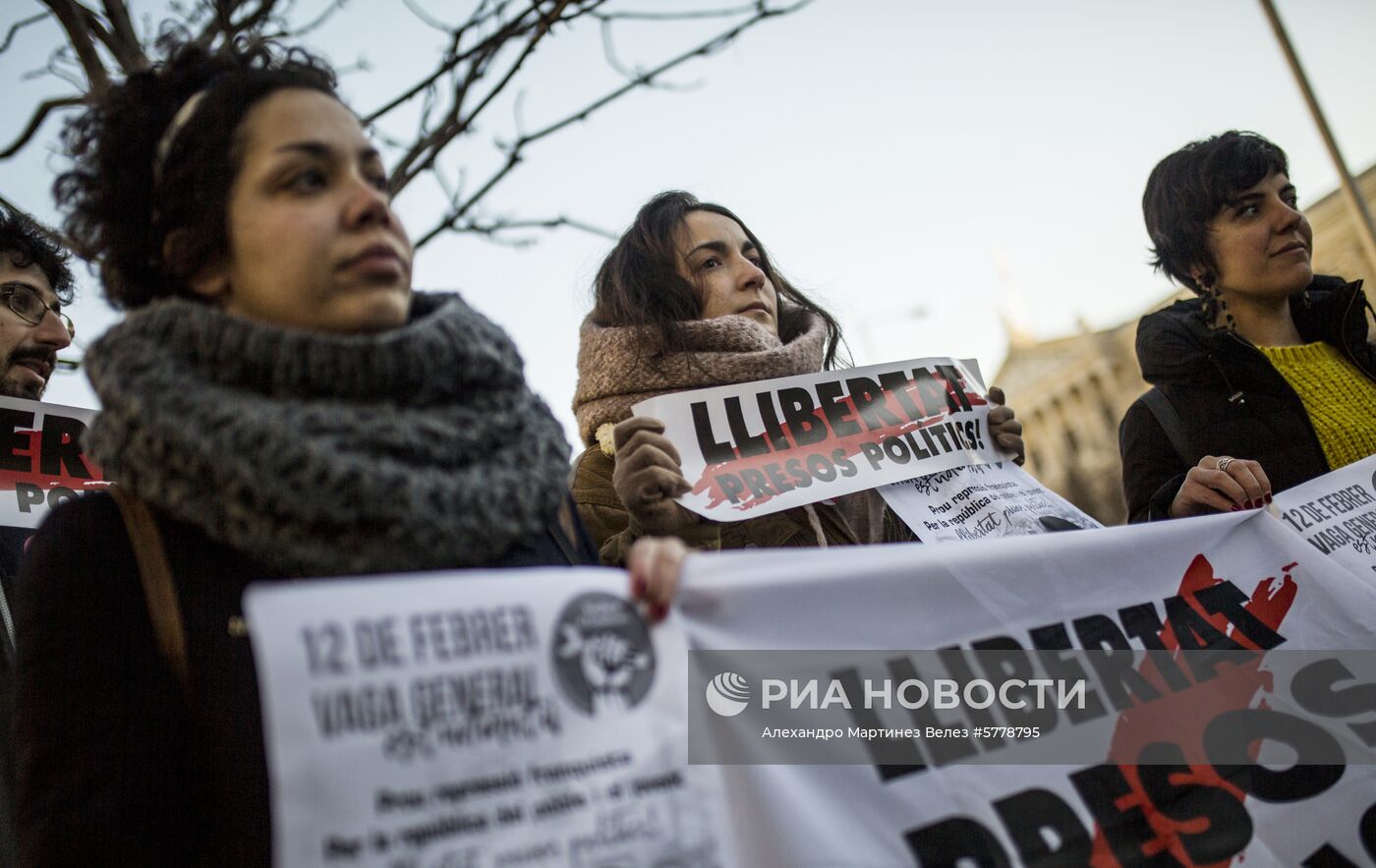 Акции противников и сторонников независимости Каталонии