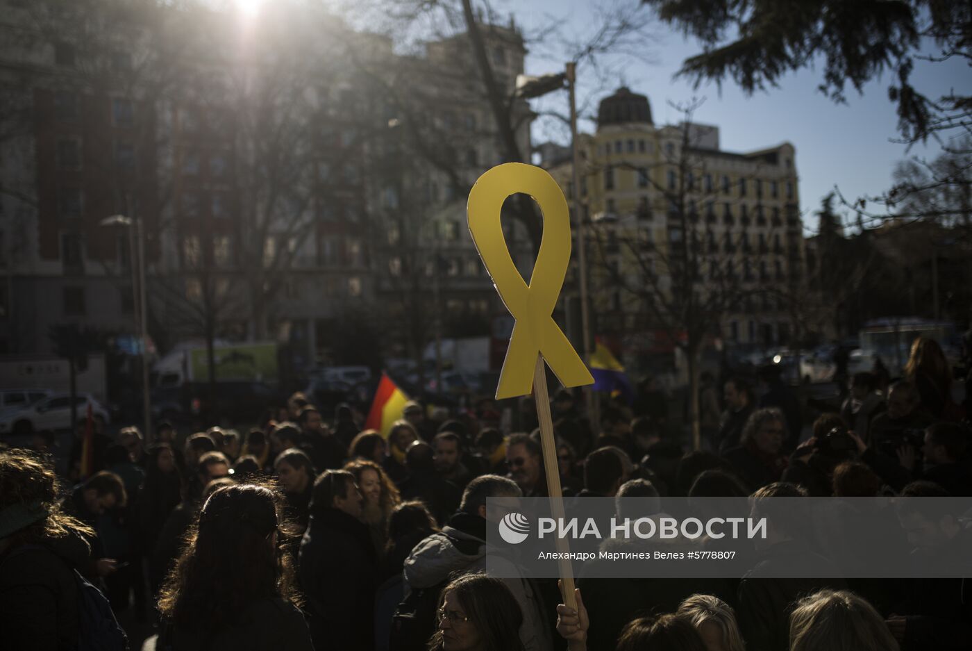 Акции противников и сторонников независимости Каталонии