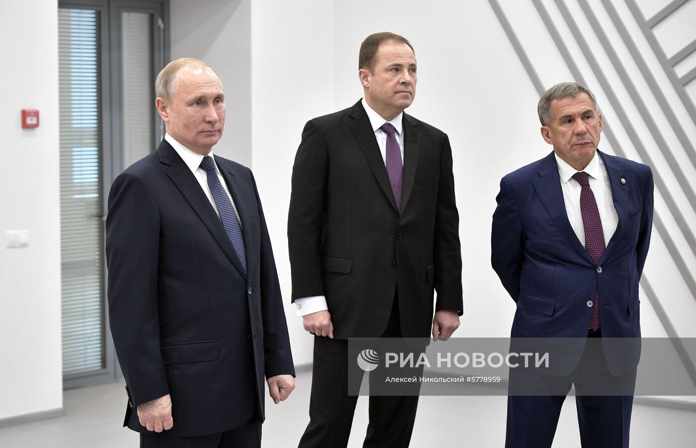 Рабочая поездка президента РФ В. Путина в Татарстан